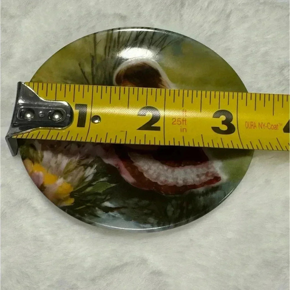 Vintage “Colors of Spring” by Donald Zolan 1989 USA Trinket Plate Jewelry Dish - Picture 6 of 7